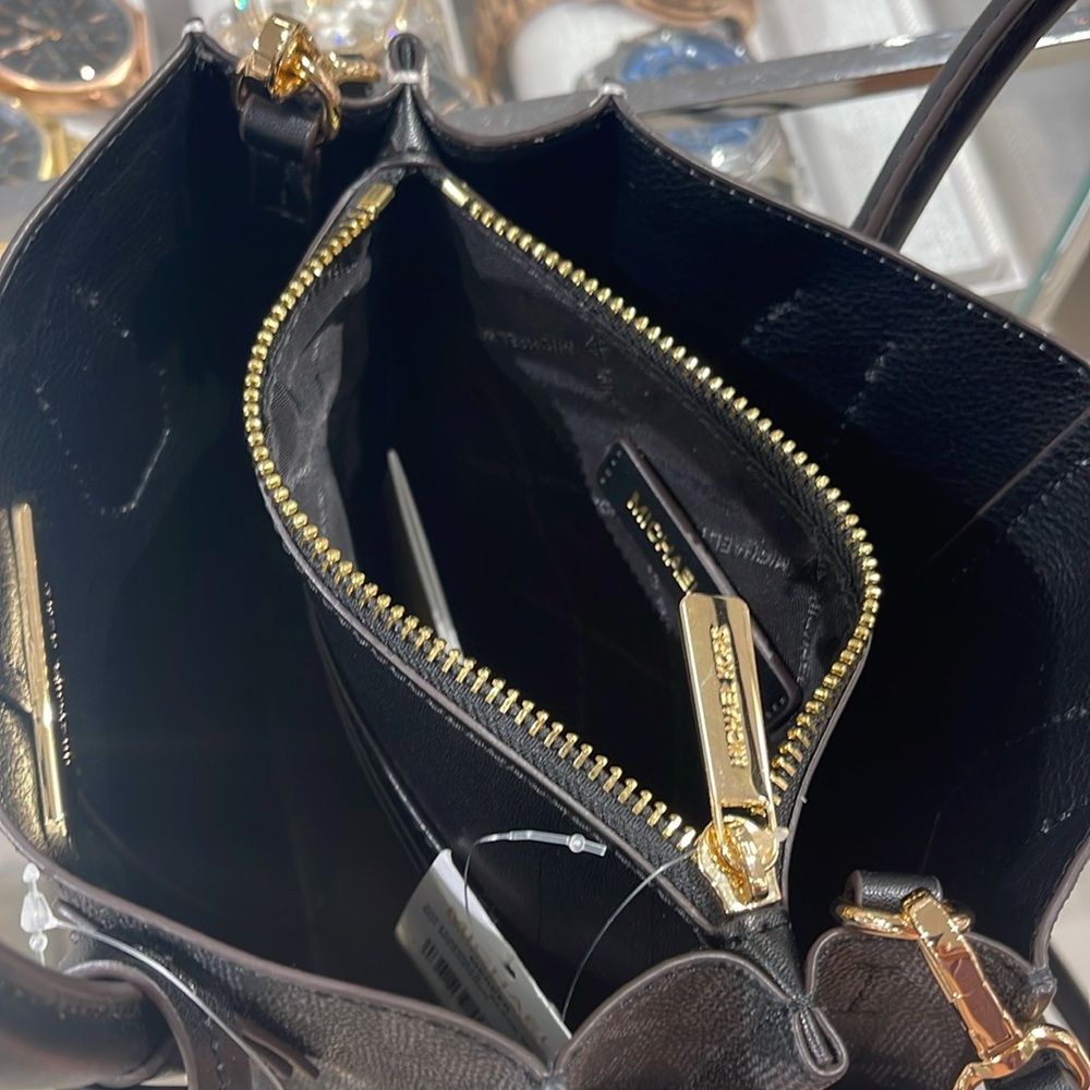 Michael Kors Mercer Medium Two-Tone Logo Crossbody Bag
Black Multi - Picture 12 of 16